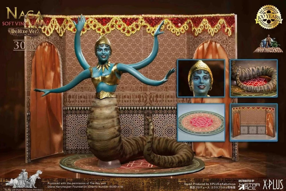 The 7th Voyage of Sinbad Soft Vinyl Statue Ray Harryhausen's Naga (Snake Woman) Deluxe Version 31cm - Scale Statue - Star Ace Toys - Hobby Figures UK