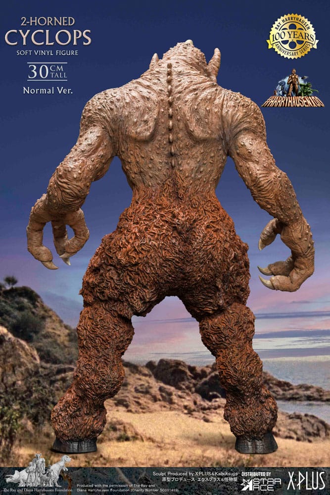 The 7th Voyage of Sinbad Soft Vinyl Statue Ray Harryhausens Horned Cyclops 32cm - Scale Statue - X-Plus - Hobby Figures UK