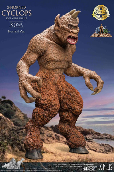 The 7th Voyage of Sinbad Soft Vinyl Statue Ray Harryhausens Horned Cyclops 32cm - Scale Statue - X-Plus - Hobby Figures UK