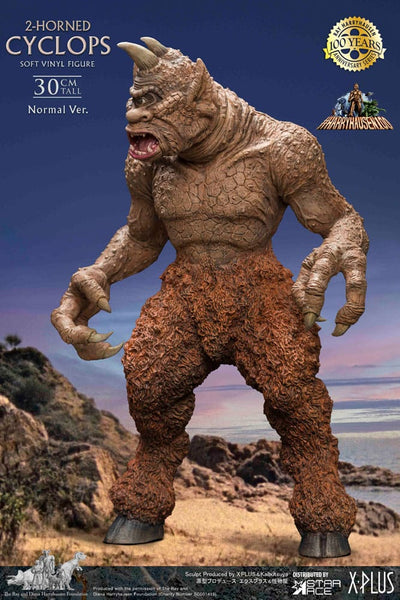 The 7th Voyage of Sinbad Soft Vinyl Statue Ray Harryhausens Horned Cyclops 32cm - Scale Statue - X-Plus - Hobby Figures UK