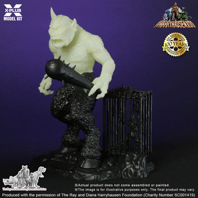 The 7th Voyage of Sinbad Statue 1/35 Ray Harryhausens Cyclops Glow in the Dark Edition 24cm - Model Kit - X-Plus - Hobby Figures UK