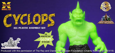 The 7th Voyage of Sinbad Statue 1/35 Ray Harryhausens Cyclops Glow in the Dark Edition 24cm - Model Kit - X-Plus - Hobby Figures UK