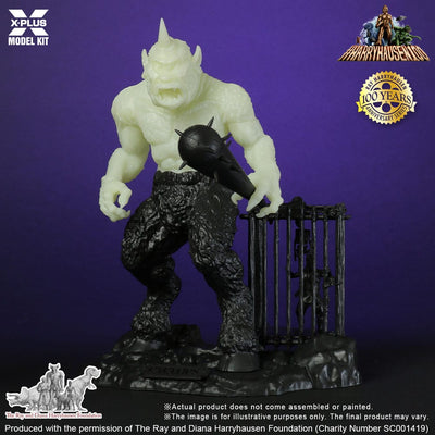 The 7th Voyage of Sinbad Statue 1/35 Ray Harryhausens Cyclops Glow in the Dark Edition 24cm - Model Kit - X-Plus - Hobby Figures UK