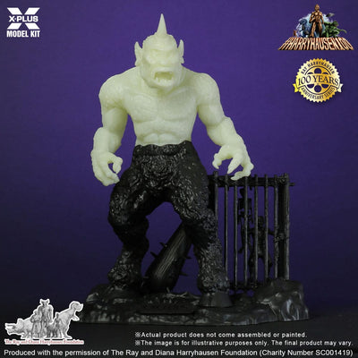 The 7th Voyage of Sinbad Statue 1/35 Ray Harryhausens Cyclops Glow in the Dark Edition 24cm - Model Kit - X-Plus - Hobby Figures UK