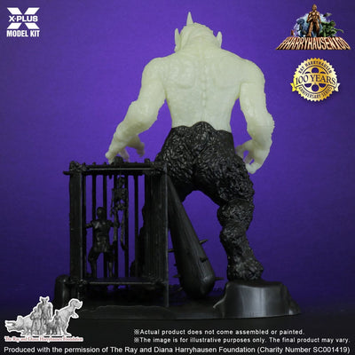 The 7th Voyage of Sinbad Statue 1/35 Ray Harryhausens Cyclops Glow in the Dark Edition 24cm - Model Kit - X-Plus - Hobby Figures UK