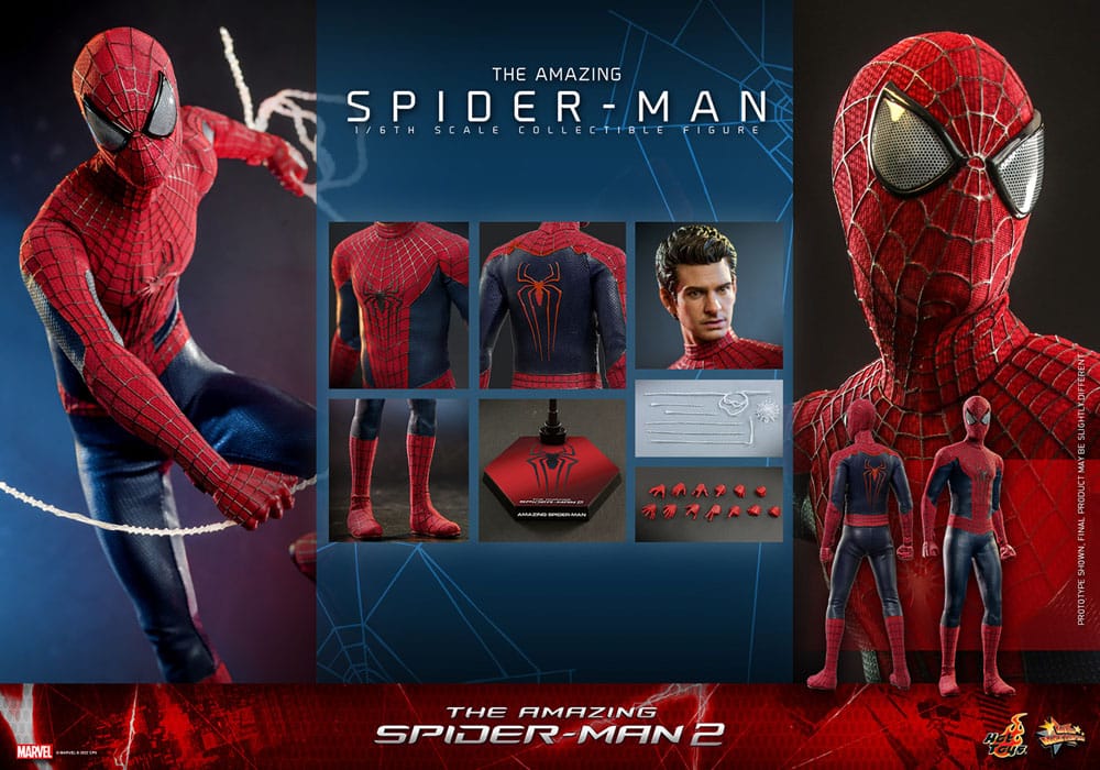 The Amazing Spider-Man 2 Movie Masterpiece Action Figure 1/6 Spider-Man 30cm - Action Figures - Hot Toys - Hobby Figures UK