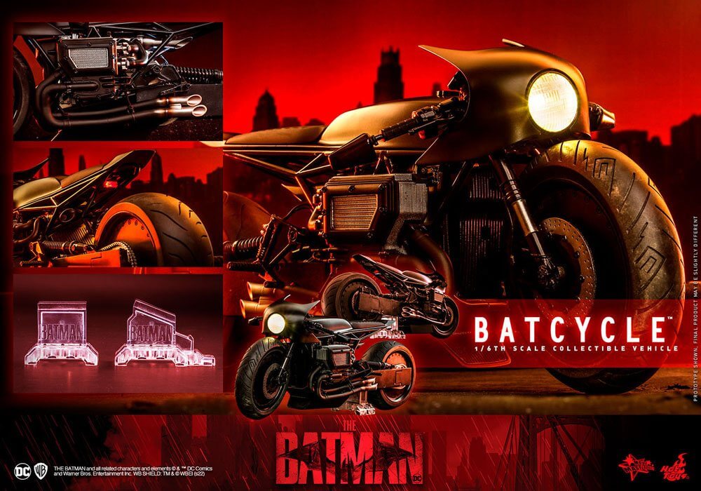 The Batman Movie Masterpiece Action Figure 1/6 Batcycle 42cm - Action Figures - Hot Toys - Hobby Figures UK