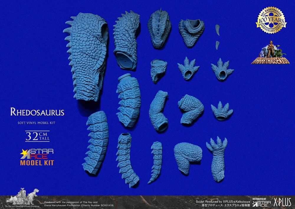 The Beast from 20,000 Fathoms Soft Vinyl Model Kit Ray Harryhausens Rhedosaurus 32cm - Model Kit - Star Ace - Hobby Figures UK