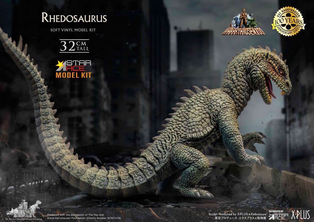 The Beast from 20,000 Fathoms Soft Vinyl Model Kit Ray Harryhausens Rhedosaurus 32cm - Model Kit - Star Ace - Hobby Figures UK