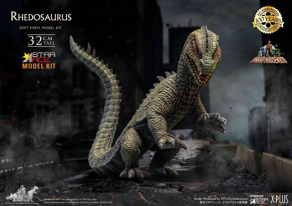 The Beast from 20,000 Fathoms Soft Vinyl Model Kit Ray Harryhausens Rhedosaurus 32cm - Model Kit - Star Ace - Hobby Figures UK