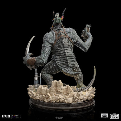 The Book of Boba Fett Demi Art Scale Statue 1/20 Boba Fett & Rancor 38cm - Scale Statue - Iron Studios - Hobby Figures UK
