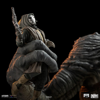 The Book of Boba Fett Demi Art Scale Statue 1/20 Boba Fett & Rancor 38cm - Scale Statue - Iron Studios - Hobby Figures UK