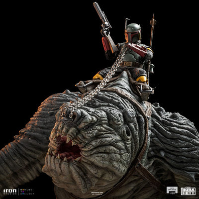The Book of Boba Fett Demi Art Scale Statue 1/20 Boba Fett & Rancor 38cm - Scale Statue - Iron Studios - Hobby Figures UK