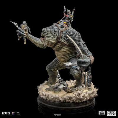 The Book of Boba Fett Demi Art Scale Statue 1/20 Boba Fett & Rancor 38cm - Scale Statue - Iron Studios - Hobby Figures UK