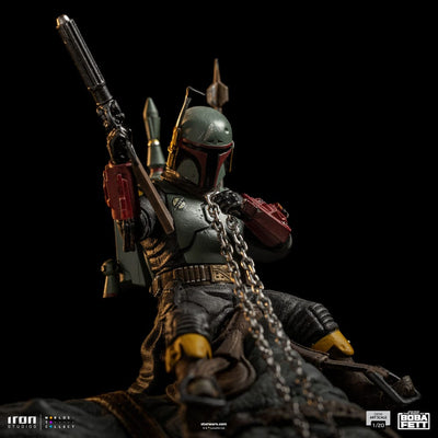 The Book of Boba Fett Demi Art Scale Statue 1/20 Boba Fett & Rancor 38cm - Scale Statue - Iron Studios - Hobby Figures UK