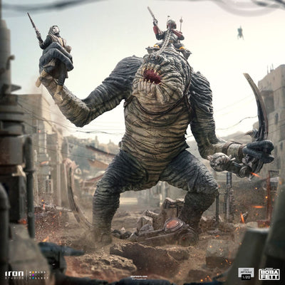 The Book of Boba Fett Demi Art Scale Statue 1/20 Boba Fett & Rancor 38cm - Scale Statue - Iron Studios - Hobby Figures UK