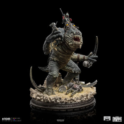 The Book of Boba Fett Demi Art Scale Statue 1/20 Boba Fett & Rancor 38cm - Scale Statue - Iron Studios - Hobby Figures UK