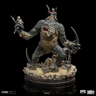 The Book of Boba Fett Demi Art Scale Statue 1/20 Boba Fett & Rancor 38cm - Scale Statue - Iron Studios - Hobby Figures UK