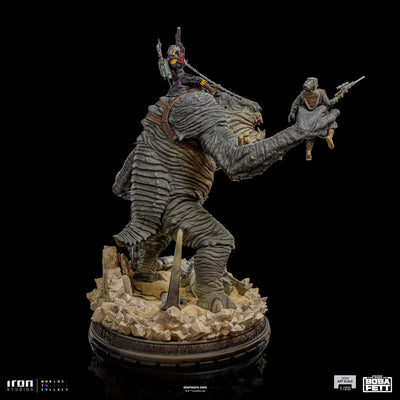 The Book of Boba Fett Demi Art Scale Statue 1/20 Boba Fett & Rancor 38cm - Scale Statue - Iron Studios - Hobby Figures UK