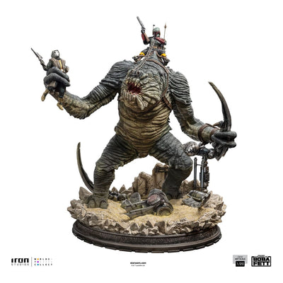 The Book of Boba Fett Demi Art Scale Statue 1/20 Boba Fett & Rancor 38cm - Scale Statue - Iron Studios - Hobby Figures UK