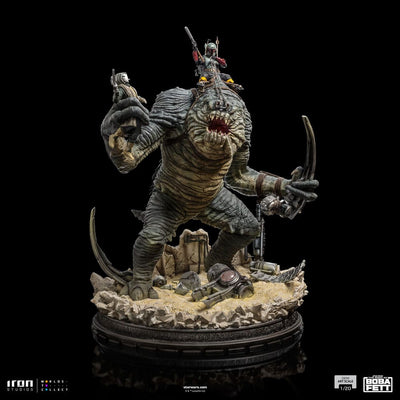 The Book of Boba Fett Demi Art Scale Statue 1/20 Boba Fett & Rancor 38cm - Scale Statue - Iron Studios - Hobby Figures UK