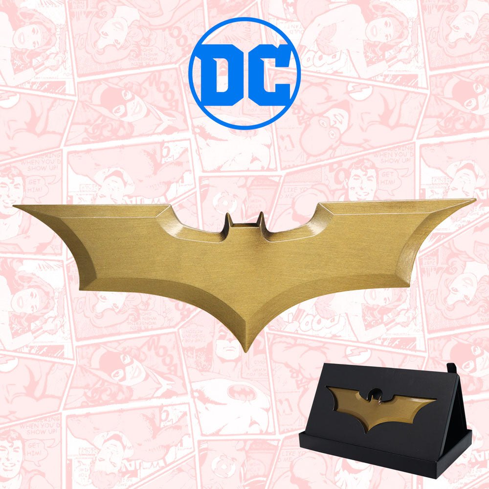 The Dark Knight Replica Batman Batarang Limited Edition 18cm - Scale Statue - FaNaTtik - Hobby Figures UK