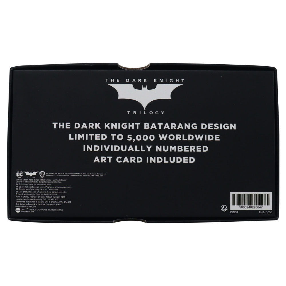 The Dark Knight Replica Batman Batarang Limited Edition 18cm - Scale Statue - FaNaTtik - Hobby Figures UK