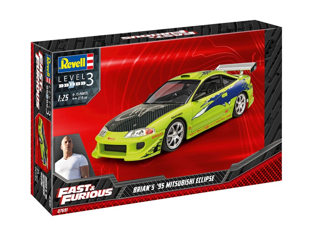 The Fast Furious Model Kit Brian s 1995 Mitsubishi Hobby Figures