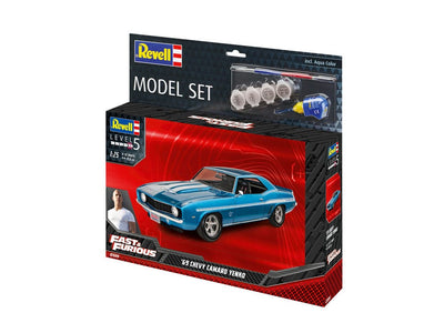 The Fast & Furious Model Kit with basic accessories 1969 Chevy Camaro Yenko - Model Kit - Revell - Hobby Figures UK