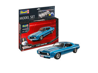The Fast & Furious Model Kit with basic accessories 1969 Chevy Camaro Yenko - Model Kit - Revell - Hobby Figures UK