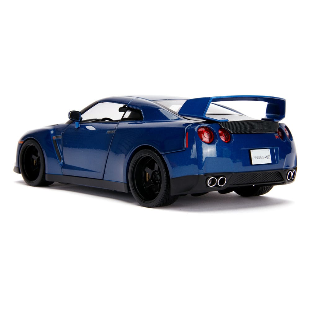 The Fast and Furious Diecast Model Hollywood Rides 1/18 2009 Nissan Skyline GT-R R35 with Brian Figure - Action Figures - Jada Toys - Hobby Figures UK