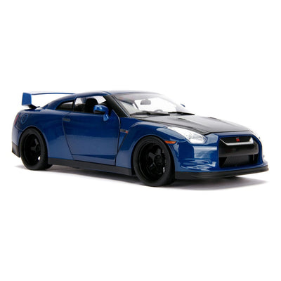 The Fast and Furious Diecast Model Hollywood Rides 1/18 2009 Nissan Skyline GT-R R35 with Brian Figure - Action Figures - Jada Toys - Hobby Figures UK