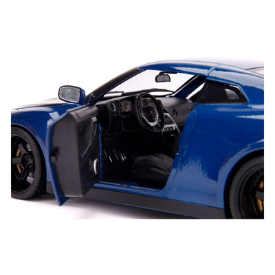 The Fast and Furious Diecast Model Hollywood Rides 1/18 2009 Nissan Skyline GT-R R35 with Brian Figure - Action Figures - Jada Toys - Hobby Figures UK