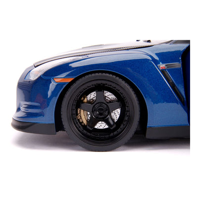 The Fast and Furious Diecast Model Hollywood Rides 1/18 2009 Nissan Skyline GT-R R35 with Brian Figure - Action Figures - Jada Toys - Hobby Figures UK