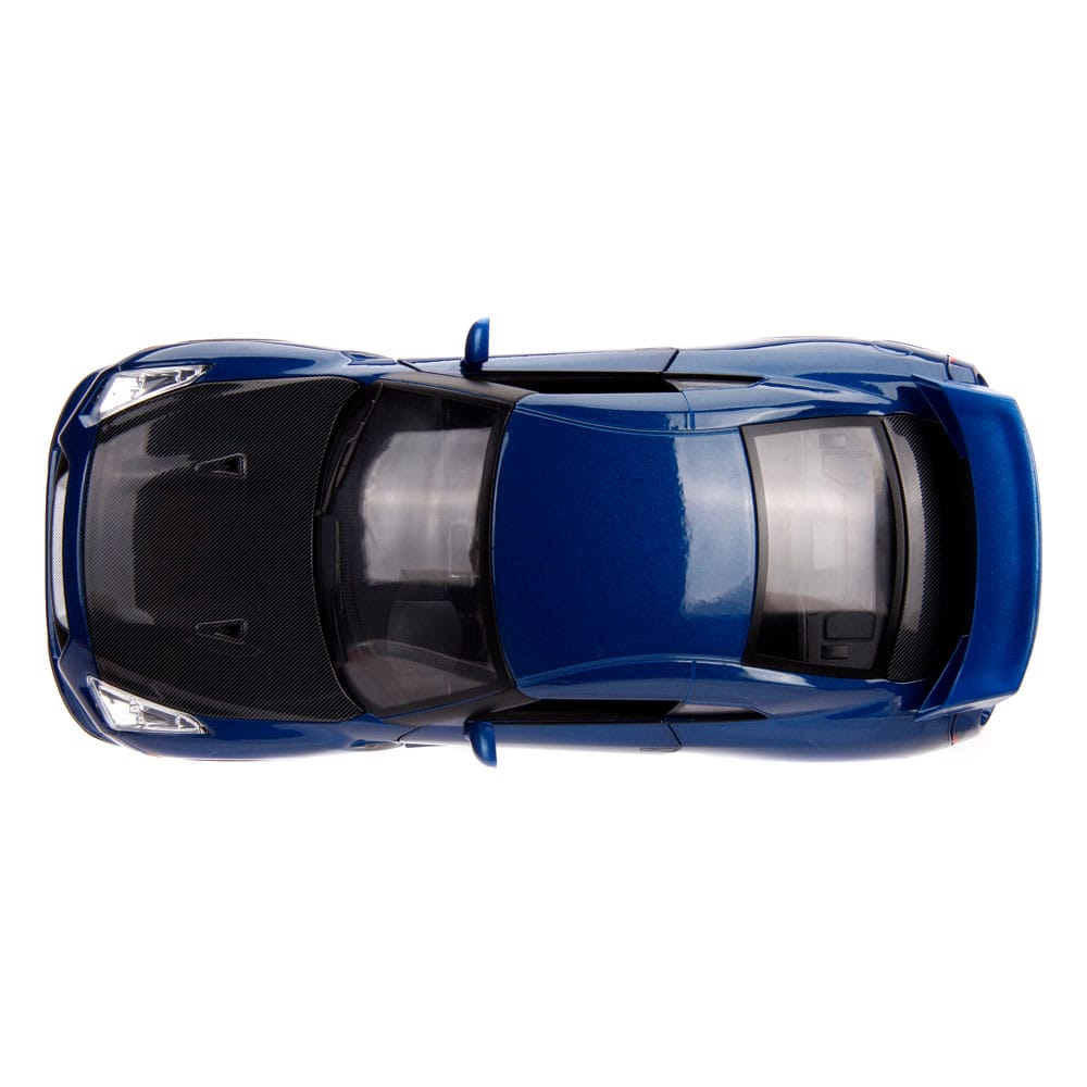 The Fast and Furious Diecast Model Hollywood Rides 1/18 2009 Nissan Skyline GT-R R35 with Brian Figure - Action Figures - Jada Toys - Hobby Figures UK