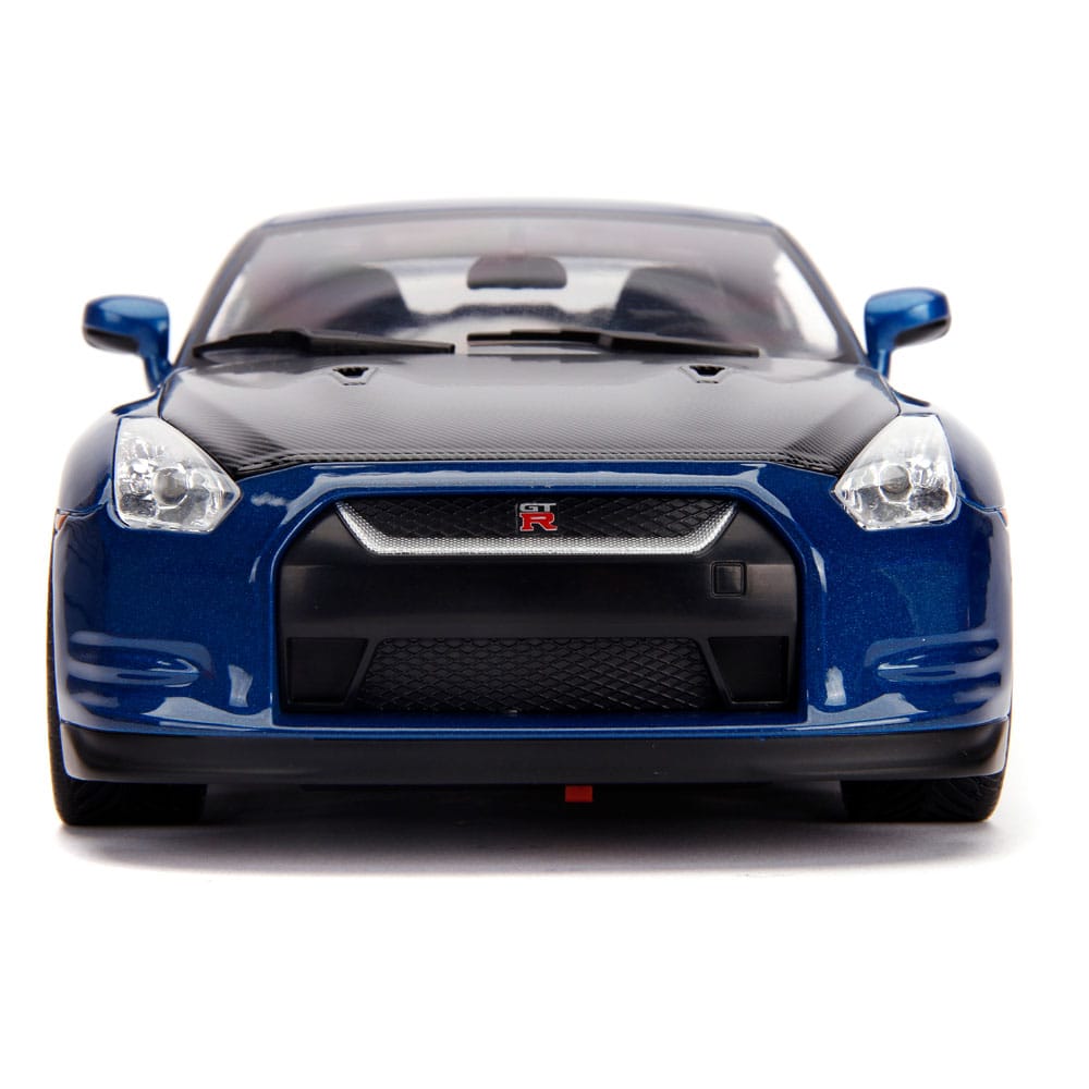 The Fast and Furious Diecast Model Hollywood Rides 1/18 2009 Nissan Skyline GT-R R35 with Brian Figure - Action Figures - Jada Toys - Hobby Figures UK