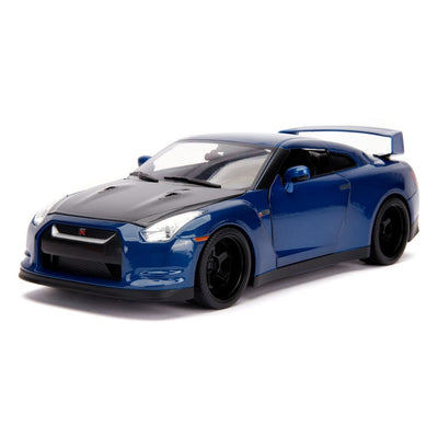 The Fast and Furious Diecast Model Hollywood Rides 1/18 2009 Nissan Skyline GT-R R35 with Brian Figure - Action Figures - Jada Toys - Hobby Figures UK