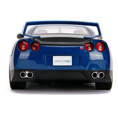The Fast and Furious Diecast Model Hollywood Rides 1/18 2009 Nissan Skyline GT-R R35 with Brian Figure - Action Figures - Jada Toys - Hobby Figures UK