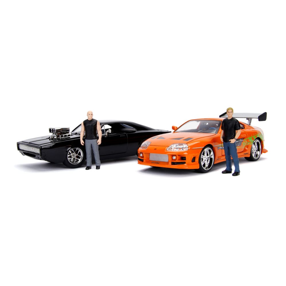 The Fast and Furious Diecast Model Hollywood Rides 1/24 1970 Dodge Charger with Dom Toretto Figure - Action Figures - Jada Toys - Hobby Figures UK