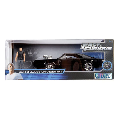 The Fast and Furious Diecast Model Hollywood Rides 1/24 1970 Dodge Charger with Dom Toretto Figure - Action Figures - Jada Toys - Hobby Figures UK