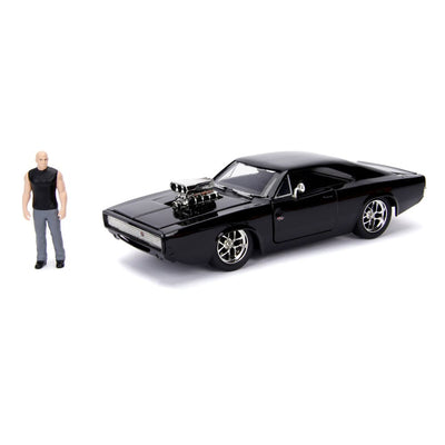 The Fast and Furious Diecast Model Hollywood Rides 1/24 1970 Dodge Charger with Dom Toretto Figure - Action Figures - Jada Toys - Hobby Figures UK