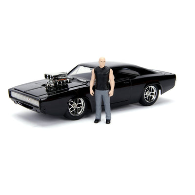 The Fast and Furious Diecast Model Hollywood Rides 1/24 1970 Dodge Charger with Dom Toretto Figure - Action Figures - Jada Toys - Hobby Figures UK