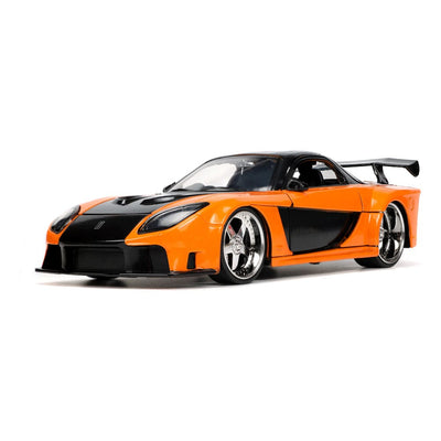 The Fast and Furious Diecast Model Hollywood Rides 1/24 1997 Mazda RX7 with Han Figure - Action Figures - Jada Toys - Hobby Figures UK
