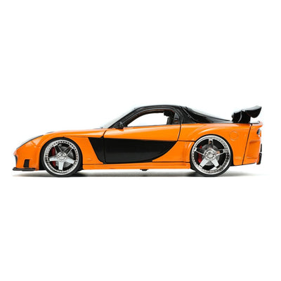 The Fast and Furious Diecast Model Hollywood Rides 1/24 1997 Mazda RX7 with Han Figure - Action Figures - Jada Toys - Hobby Figures UK