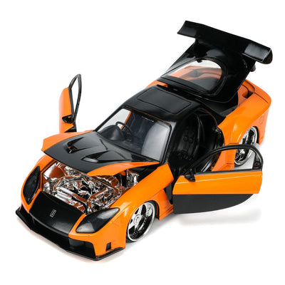 The Fast and Furious Diecast Model Hollywood Rides 1/24 1997 Mazda RX7 with Han Figure - Action Figures - Jada Toys - Hobby Figures UK