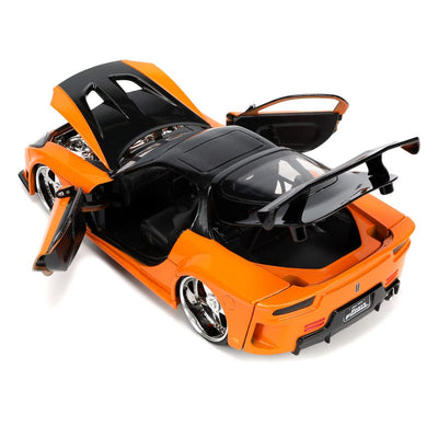 The Fast and Furious Diecast Model Hollywood Rides 1/24 1997 Mazda RX7 with Han Figure - Action Figures - Jada Toys - Hobby Figures UK