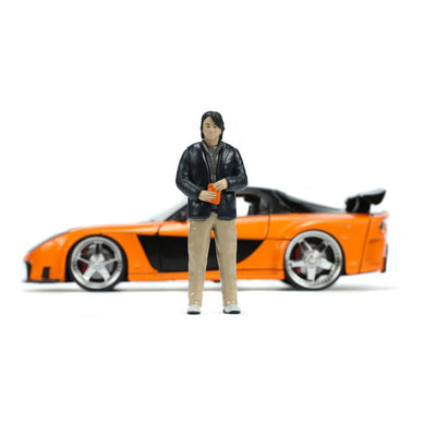 The Fast and Furious Diecast Model Hollywood Rides 1/24 1997 Mazda RX7 with Han Figure - Action Figures - Jada Toys - Hobby Figures UK