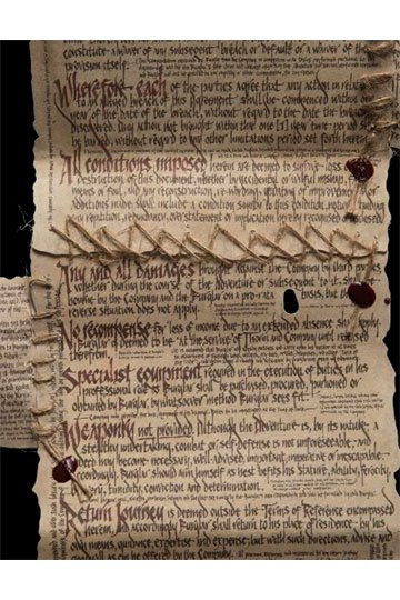 The Hobbit Mini Replica The Burglar Contract of Bilbo Baggins - Scale Statue - Weta Workshop - Hobby Figures UK
