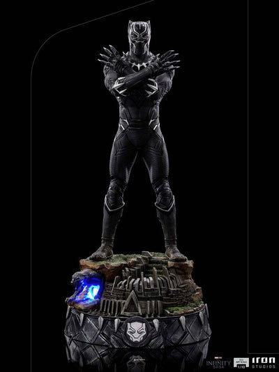 The Infinity Saga Art Scale Statue 1/10 Black Panther Deluxe 25cm - Scale Statue - Iron Studios - Hobby Figures UK