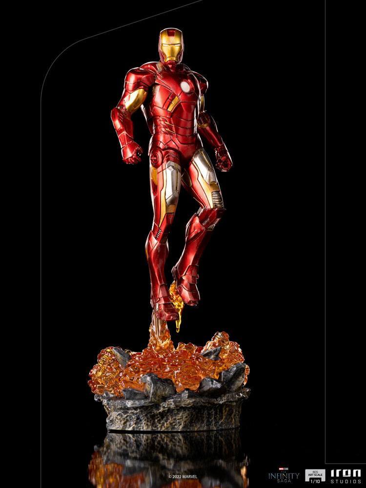 The Infinity Saga BDS Art Scale Statue 1/10 Iron Man Battle of NY 28cm - Scale Statue - Iron Studios - Hobby Figures UK